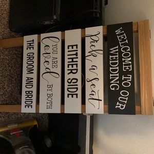 Wedding sign